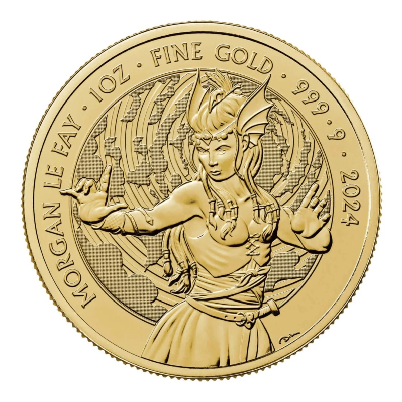 VELKÁ BRITÁNIE: Mýty a legendy. Morgan le Fay 2024 1 unce Sběratelské mince