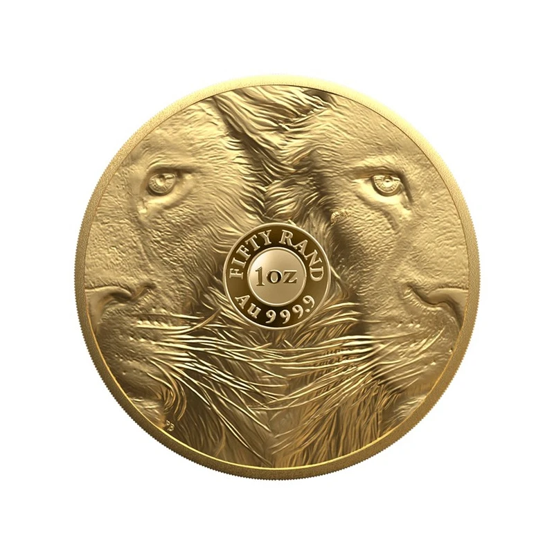 Jihoafrická republika: zlatá mince Lion 2025 Proof 1 oz Sběratelské mince