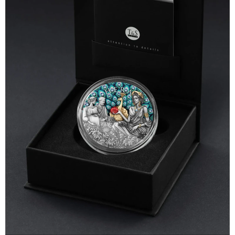 Niue: stříbrná mince Hera 2025 2 oz Sběratelské mince