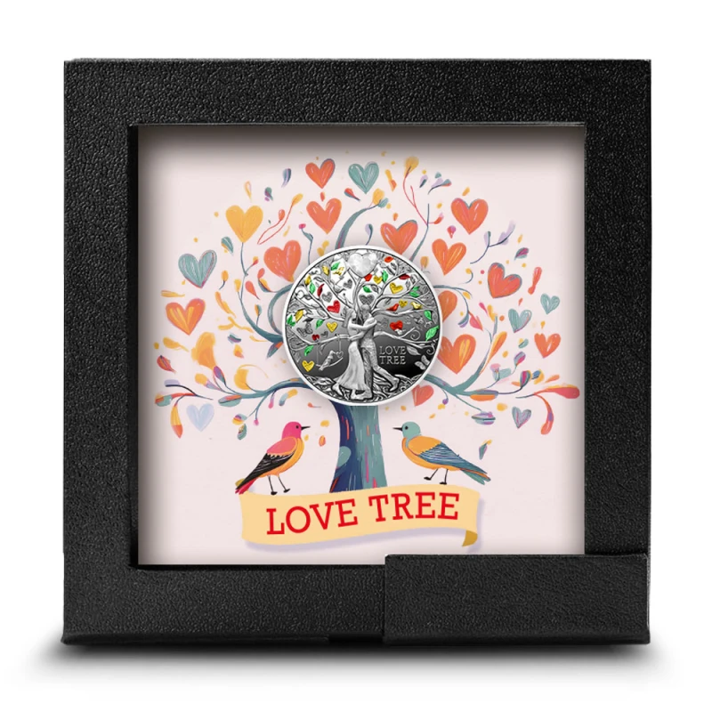 Niue: silver coin Love Tree 2025 Proof 17.5 g Collectible coins