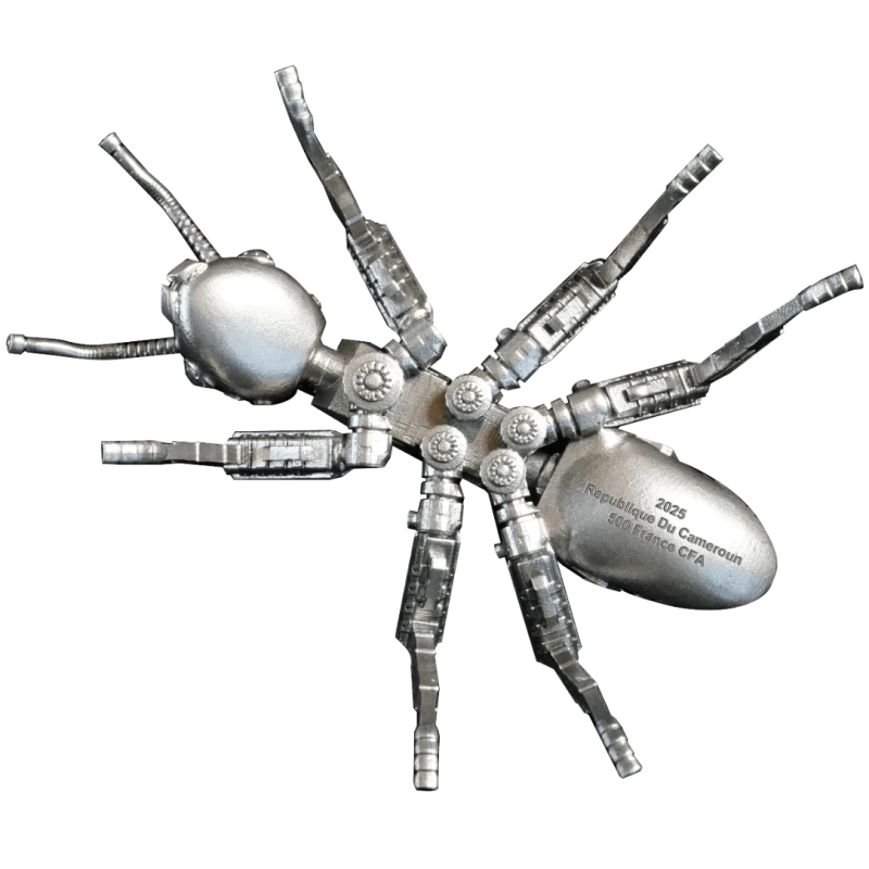 Cameroon: silver coin Mechanical Ant 2025 9.25 g Collectible coins