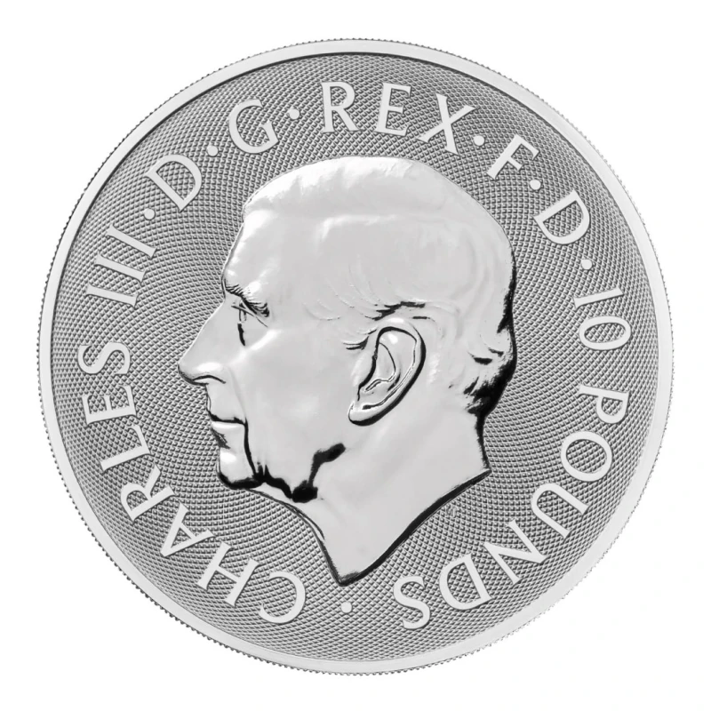 Velká Británie: stříbrná mince Greyhound of Richmond 2025 10 oz Sběratelské mince