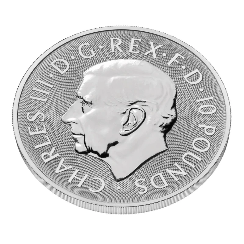 Velká Británie: stříbrná mince Greyhound of Richmond 2025 10 oz Sběratelské mince