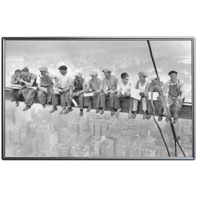 Niue: stříbrná mince Oběd na vrcholu mrakodrapu 2025 1 oz Sběratelské mince