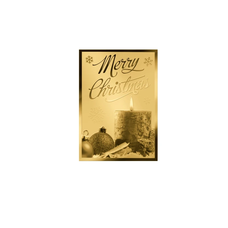 Čad: zlatá mince Merry Christmas Candle 1/1000 oz Sběratelské mince