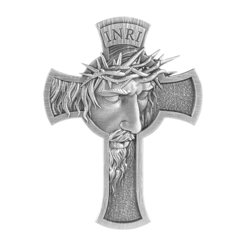 Čad: stříbrná mince Ježíšův kříž 2025 1 oz Sběratelské mince