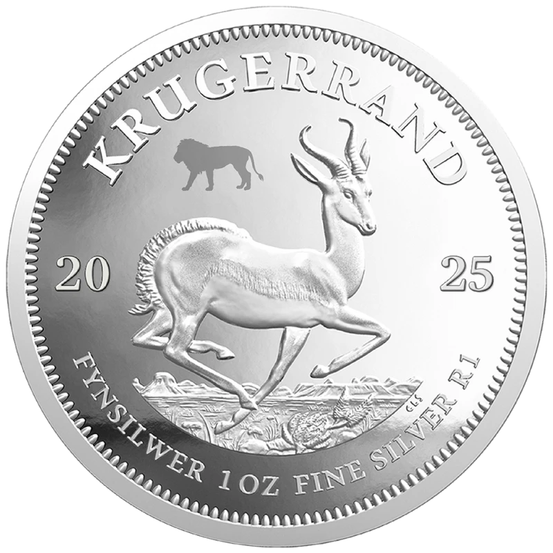 Jihoafrická republika: stříbrné mince Lev a Krugerrand 2025 Proof set 2 unce Sběratelské mince
