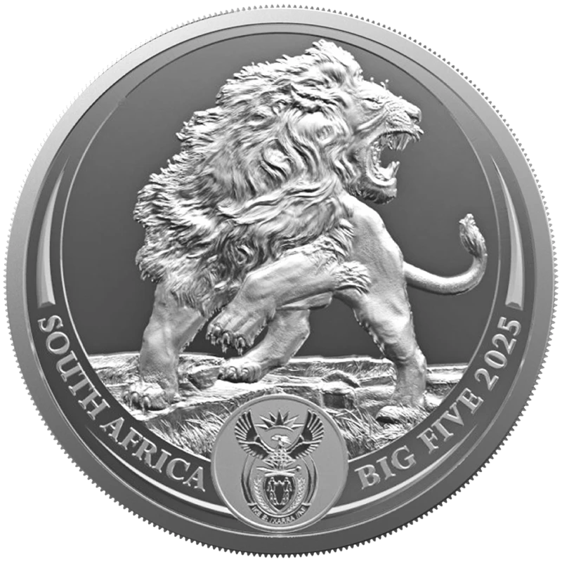 Jihoafrická republika: stříbrné mince Lev a Krugerrand 2025 Proof set 2 unce Sběratelské mince