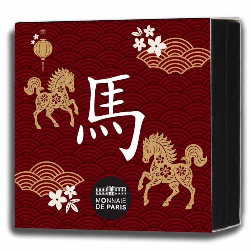 Francie: zlatá mince Rok koně 2026 Proof 7,78 g 1/4 oz Sběratelské mince