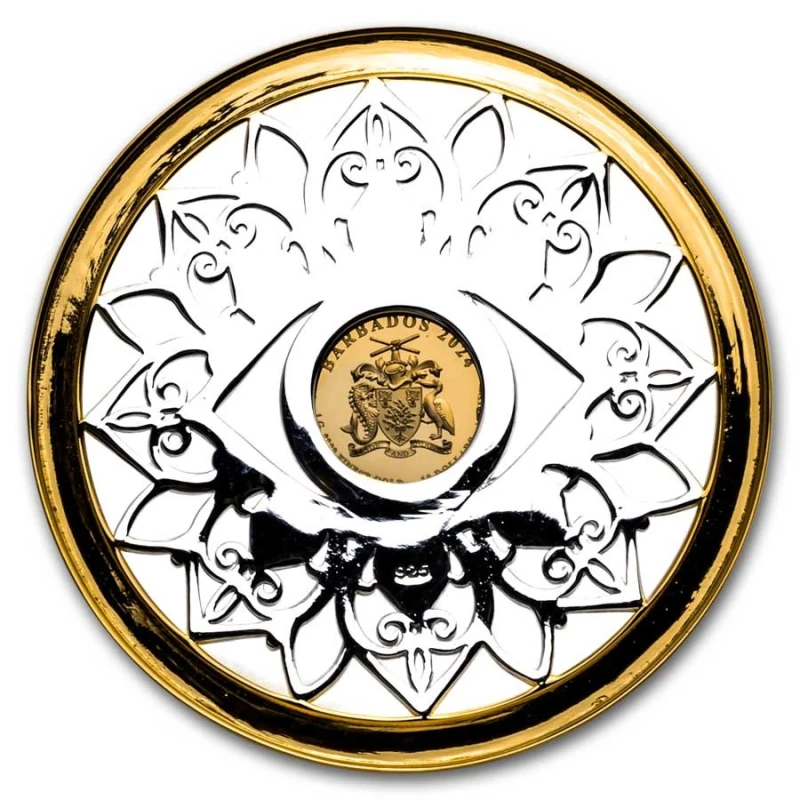 Barbados: stříbrná mince Protecting Eye 2024 6,5 g Sběratelské mince