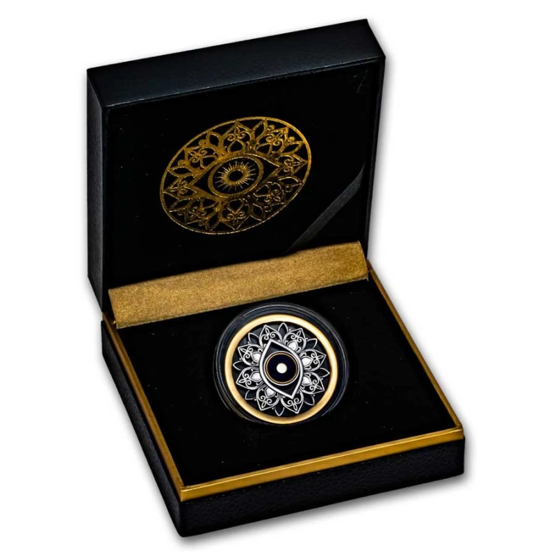 Barbados: stříbrná mince Protecting Eye 2024 6,5 g Sběratelské mince