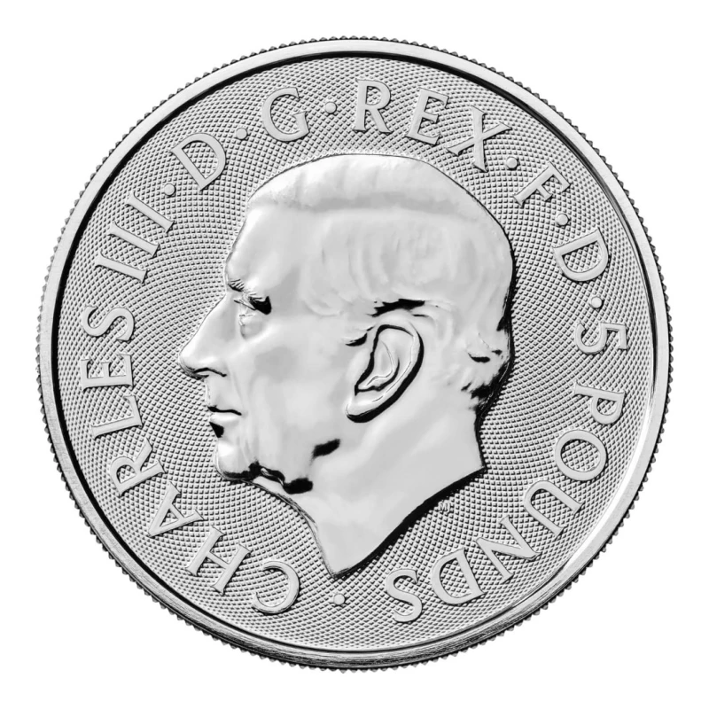 Stříbrná mince Spojeného království The Royal Tudor Beasts The Queen's Panther 2025 2 unce Sběratelské mince