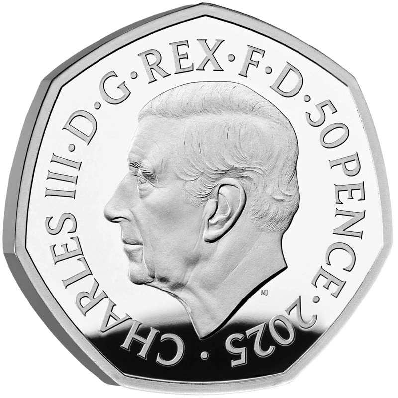 UK: silver coin Mary Poppins 2025 Proof colored 7.4 g Collectible coins