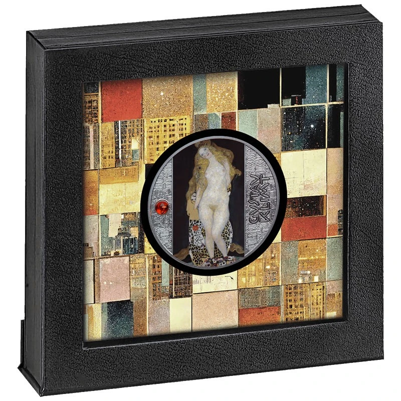 Kamerun: stříbrná mince Adam a Eva 2024 Proof 17,5 g Sběratelské mince