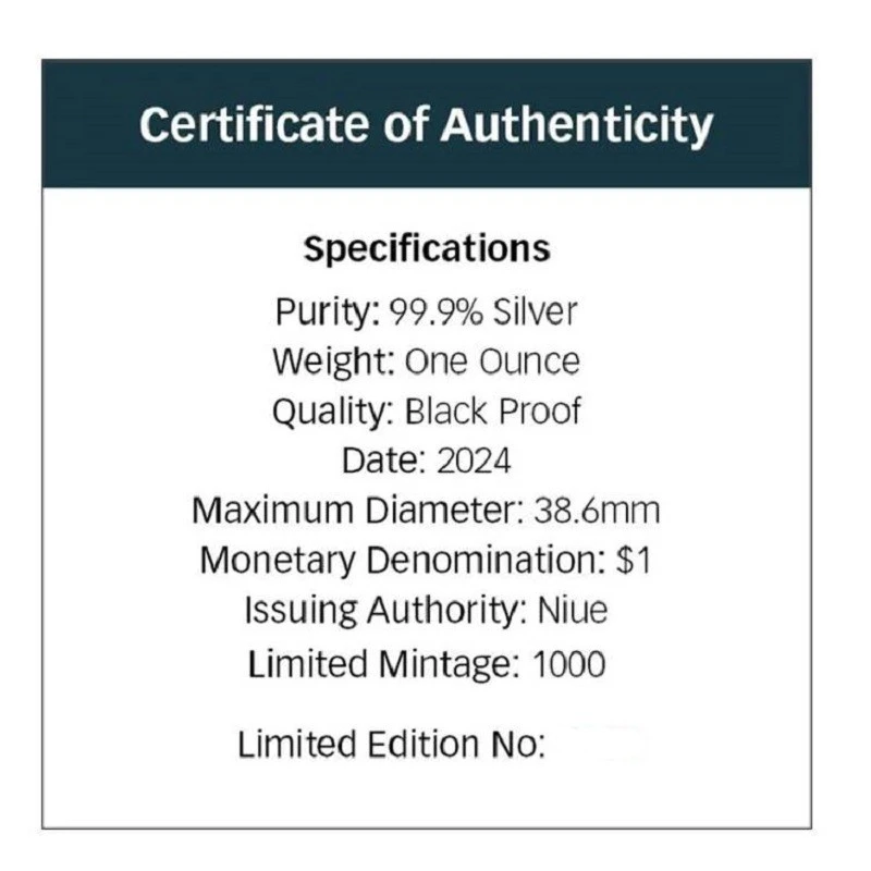 Niue: silver coin Fairy Penguin 2024 Proof 1 oz Collectible coins