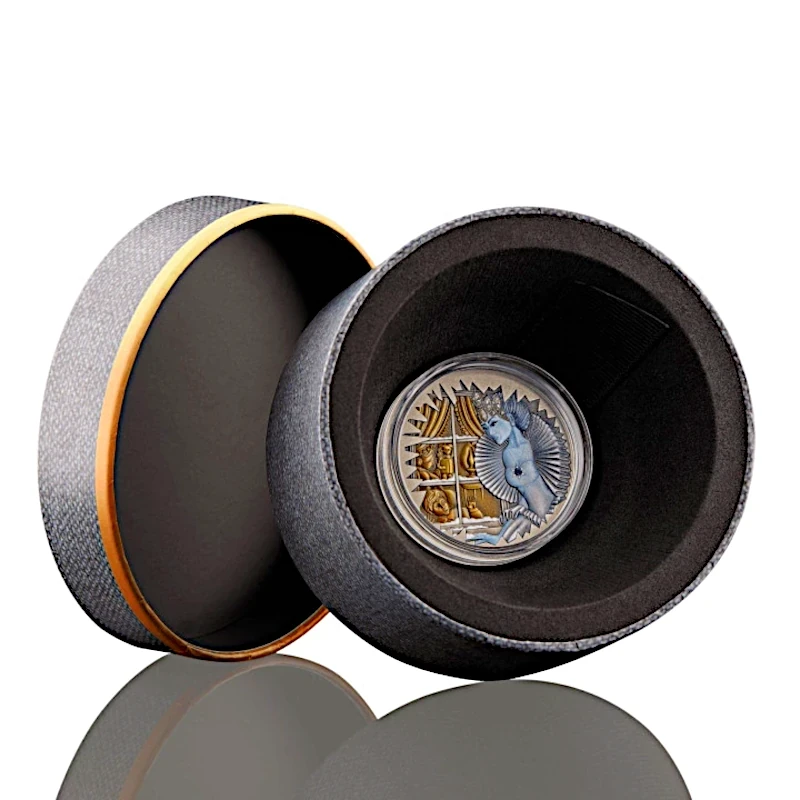 Niue: stříbrná mince Sněhová královna 2022 barevná 1 unce Sběratelské mince