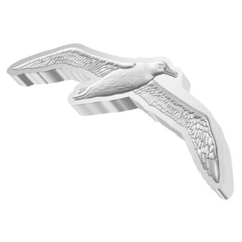 Niue: stříbrná mince Putující albatros 2023 Proof 2 unce Sběratelské mince