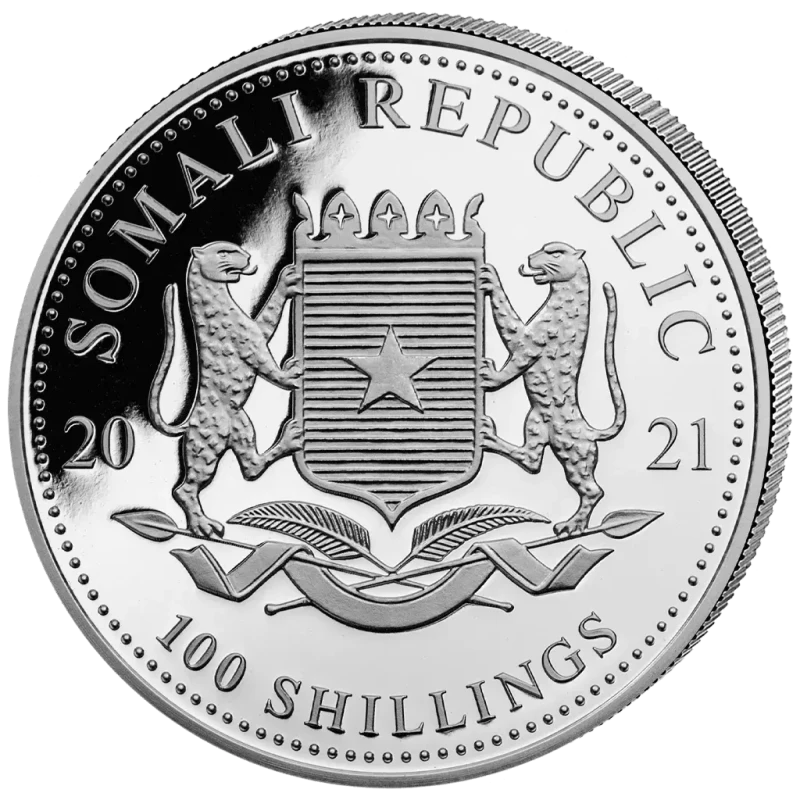 Somálsko Investiční mince Africký slon 2021 1 unce Investiční mince