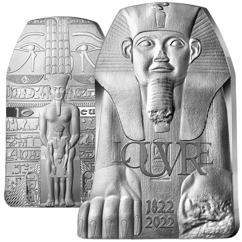Francie Stříbrná mince Louvre 2022 Proof 22,2 g Sběratelské mince