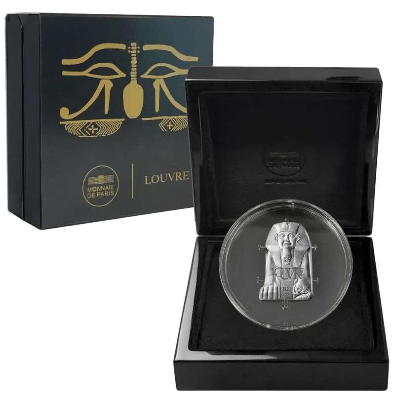 Francie Stříbrná mince Louvre 2022 Proof 22,2 g Sběratelské mince