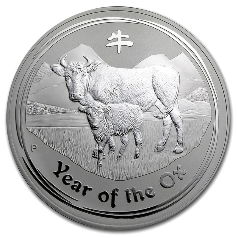 Australia Silver Coin Lunar I Year of the Ox 2009 1000 g Investment coins