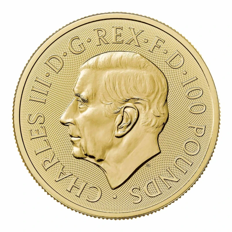 Zlatá mince Spojeného království Legendární stvoření Lochnesská příšera 2026 1 unce Investiční mince