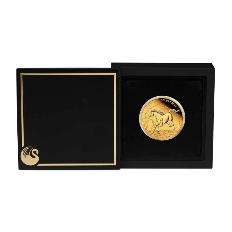 Australia Gold Coin Brumby 2025 Proof 1 oz Collectible coins