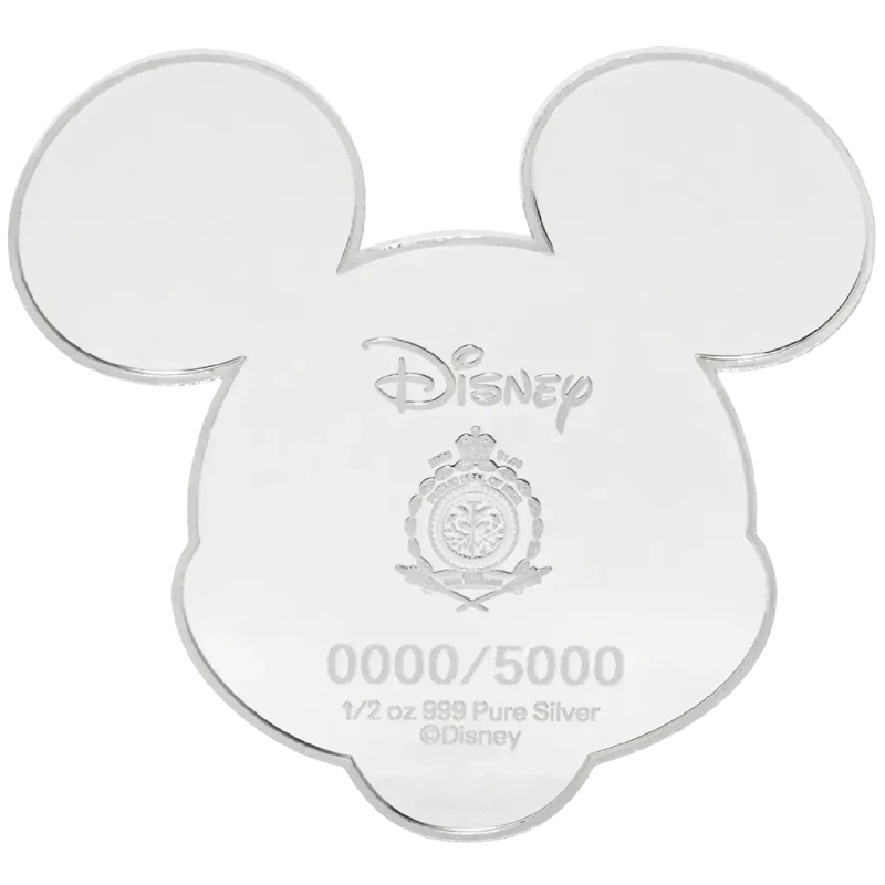 Stříbrná mince Disney Mickey Mouse 2026 Proof 1/2 unce Sběratelské mince