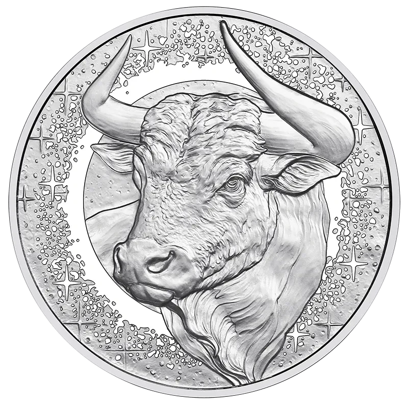 Austria Silver Coin Taurus 2026 Proof 20.74 g Collectible coins