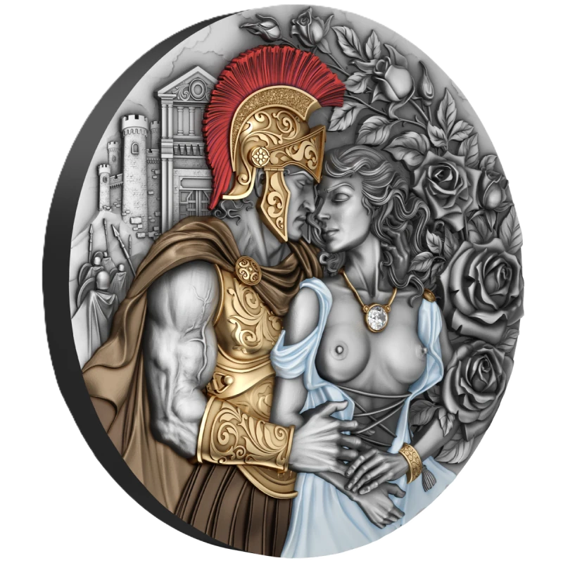 Kamerunská stříbrná mince Ares & Aphrodite 2026 2 unce Sběratelské mince