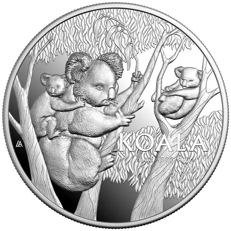 Australská stříbrná mince Koala 2026 RAM Proof 1 unce Sběratelské mince