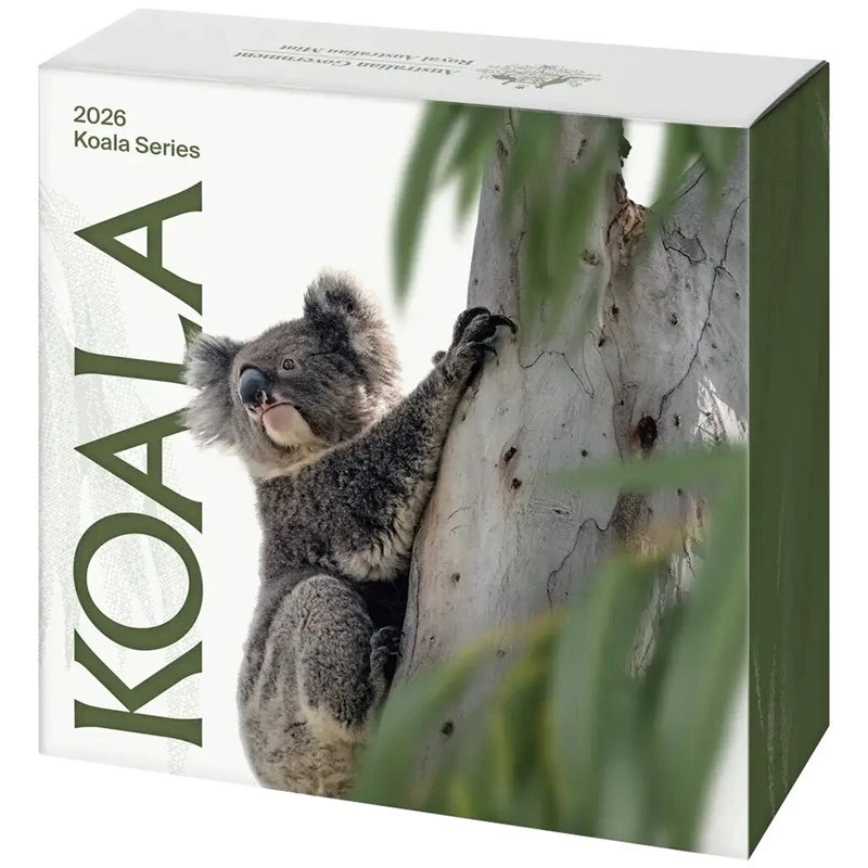 Australská stříbrná mince Koala 2026 RAM Proof 1 unce Sběratelské mince
